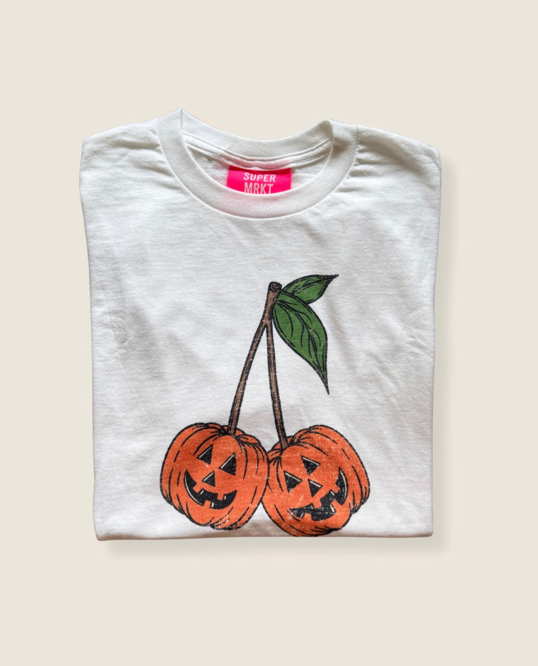 Pumpkin Cherry Oversized Tee