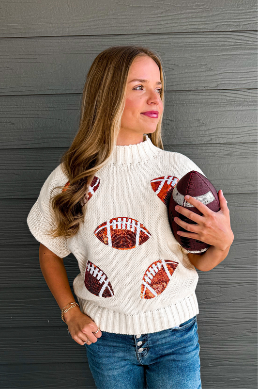 Game Day Sequin Sweater