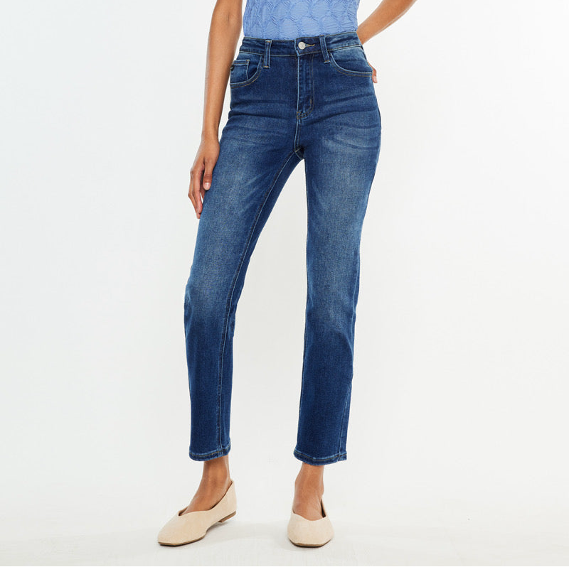 High Rise Slim Straight - Kancan
