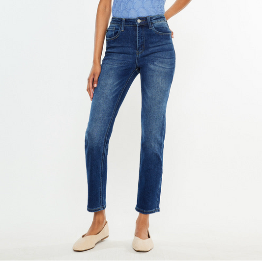 High Rise Slim Straight - Kancan