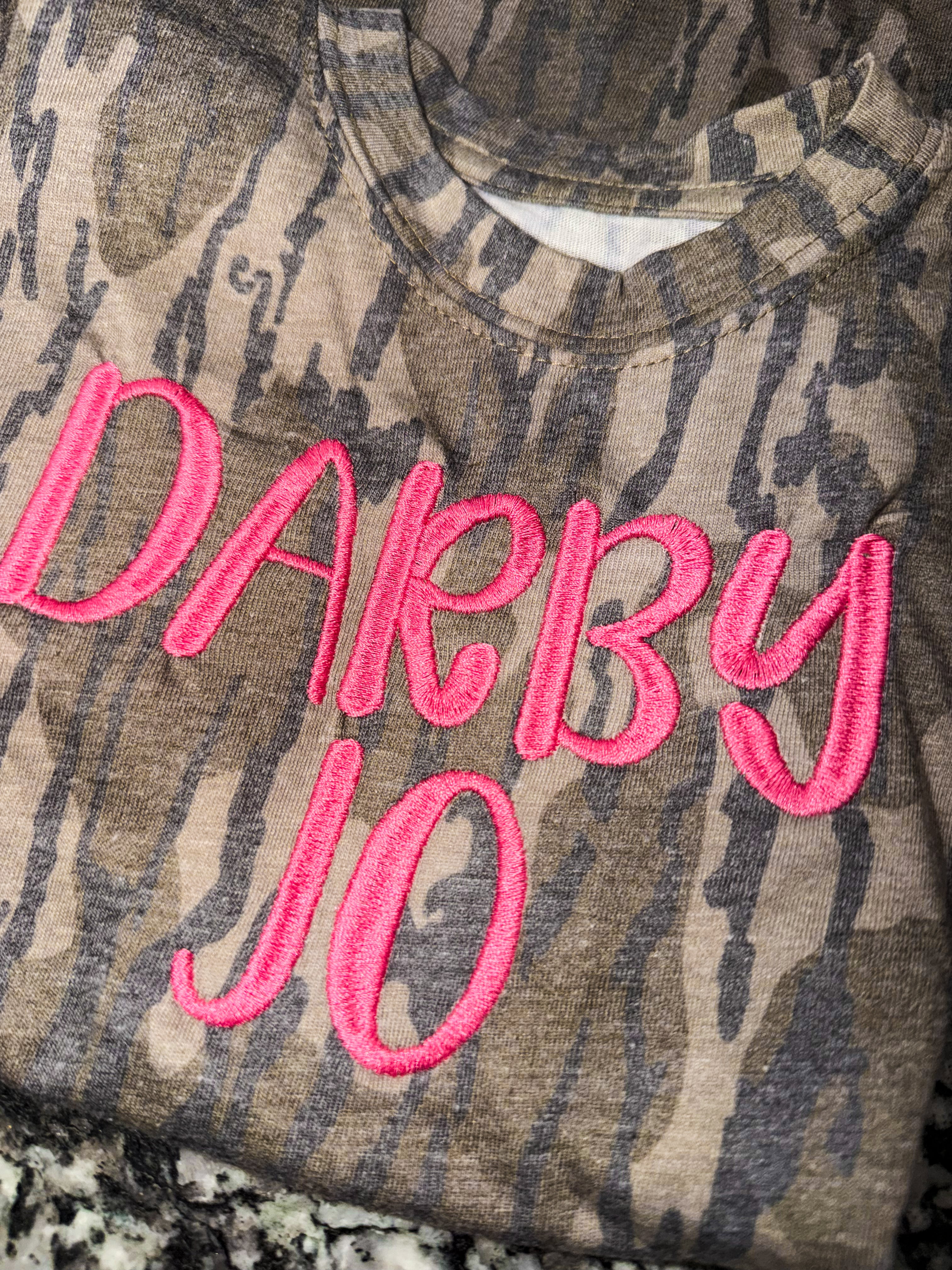 Authentic Mossy Oak Custom Name Tee