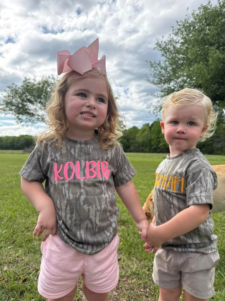Authentic Mossy Oak Custom Name Tee