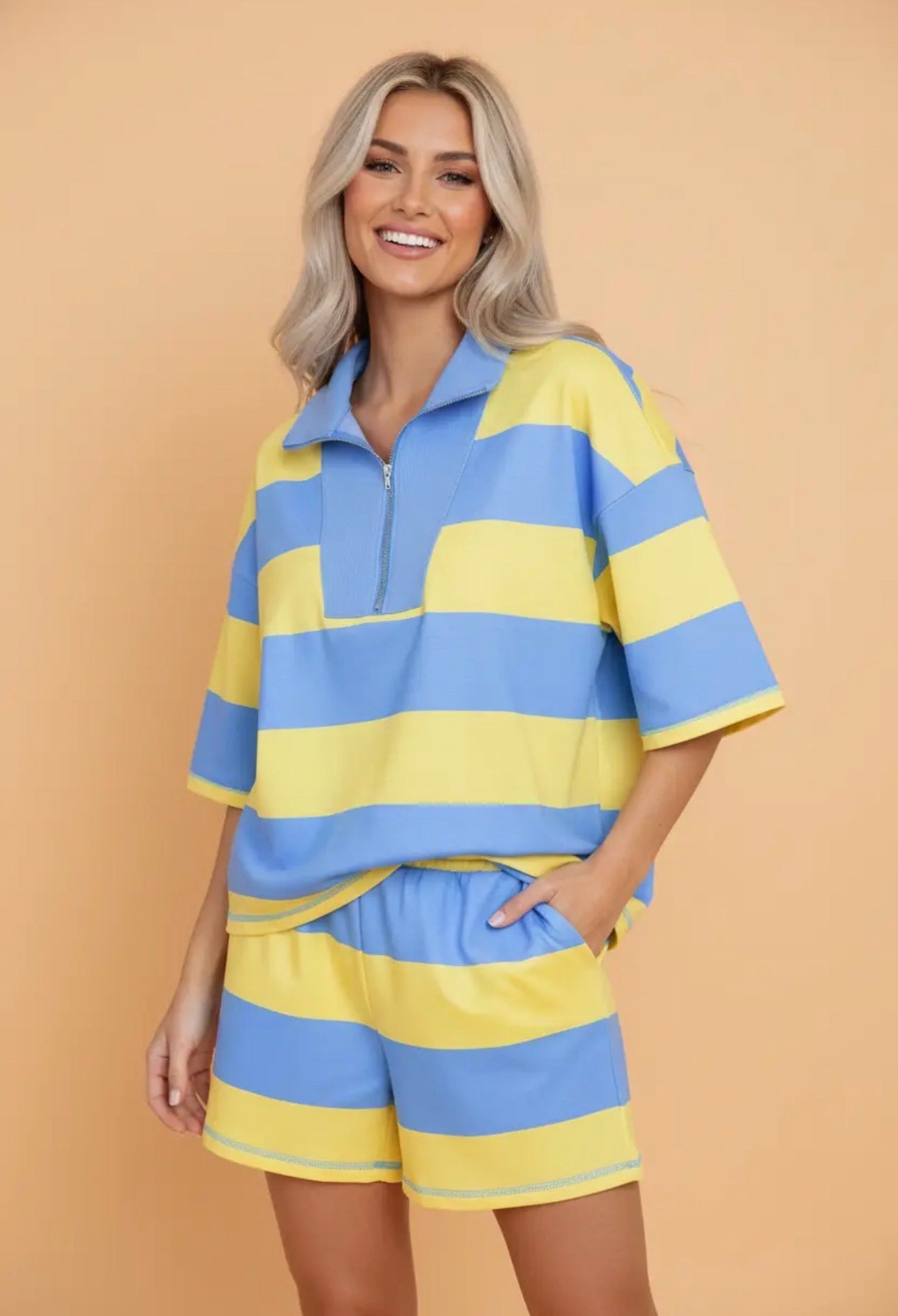 Sunshine Stripe Lounge Set