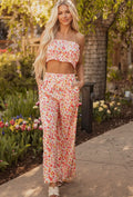 Pink Petals Pant Set