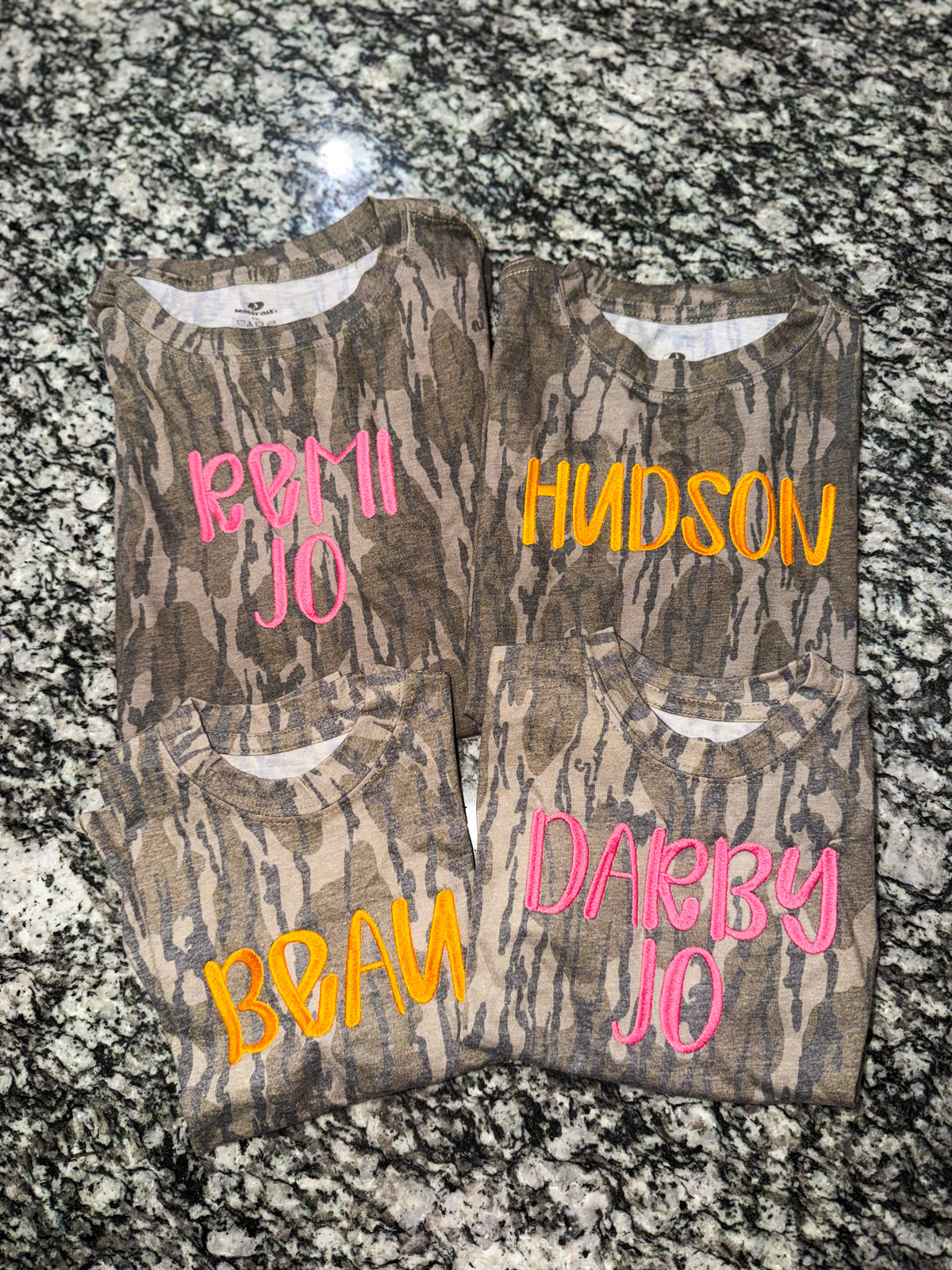 Authentic Mossy Oak Custom Name Tee