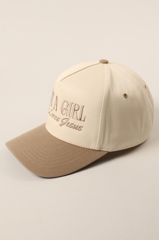 “Just A Girl Who Loves Jesus”Trucker Hat
