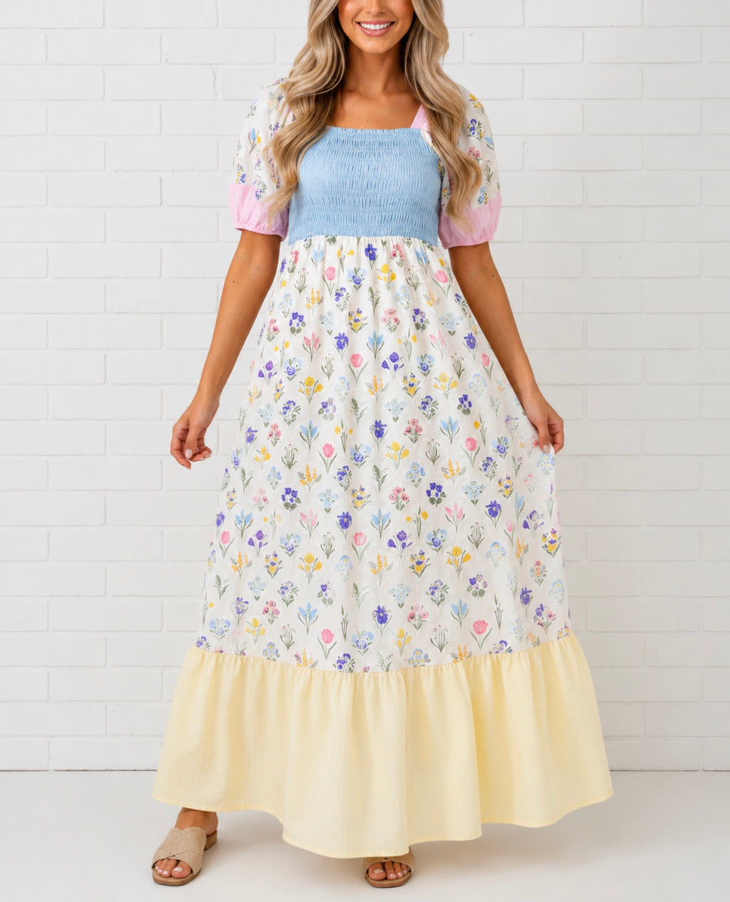 Sweet Meadow Patchwork Maxi