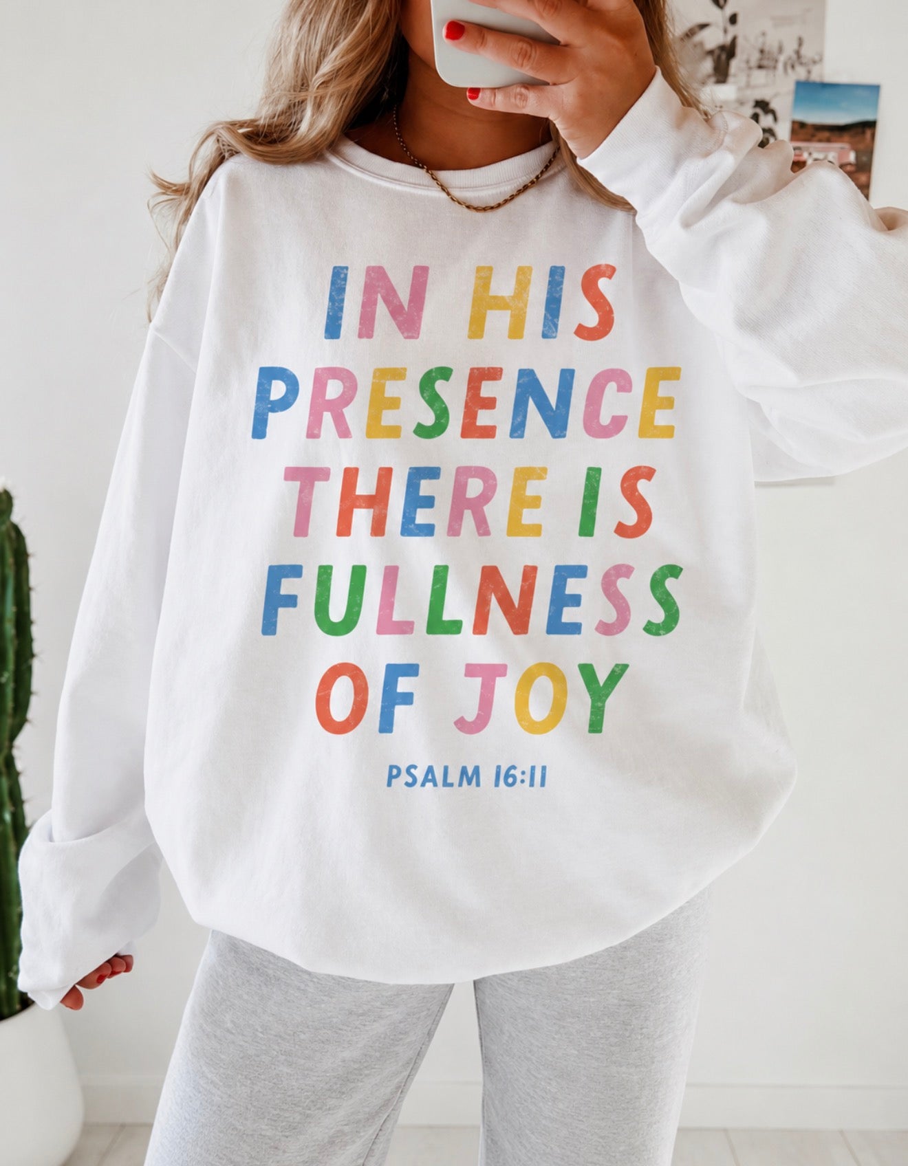 In His Presence sweatshirt