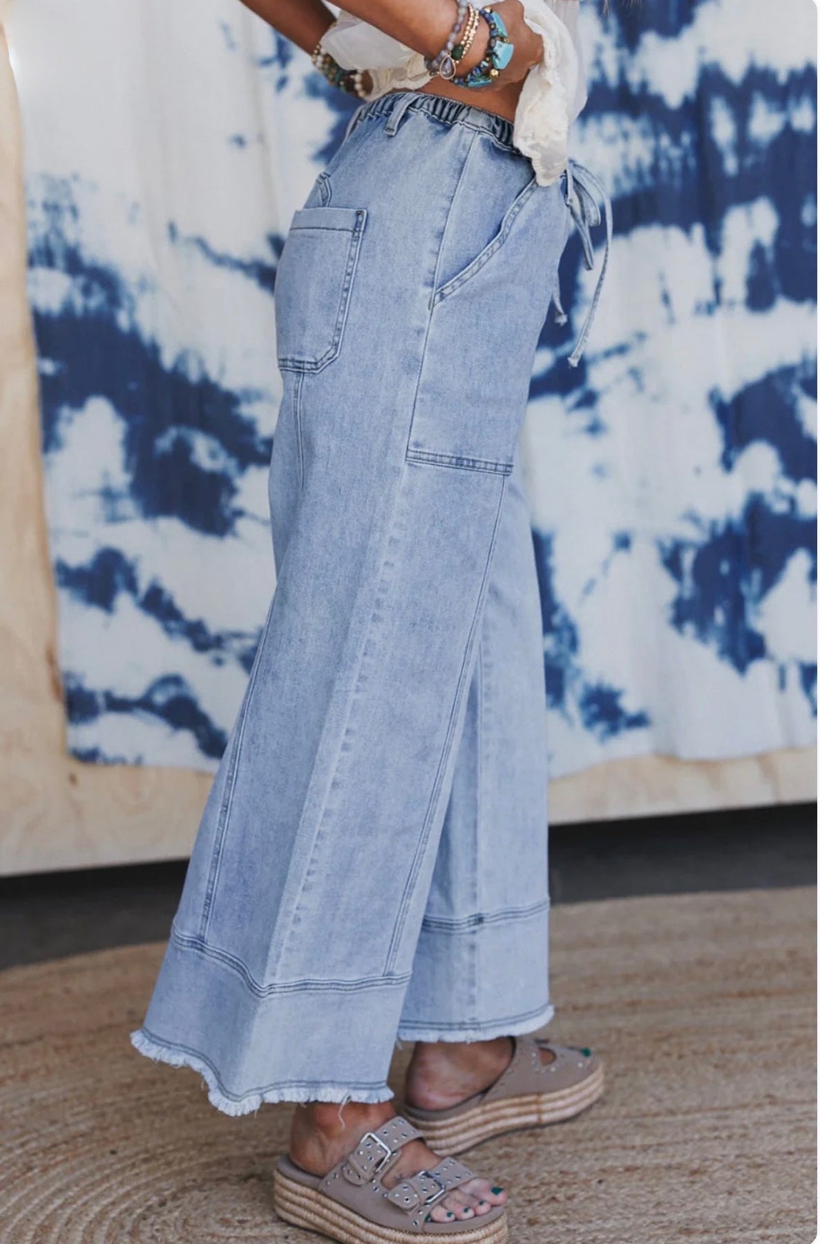 Everyday Seam Wide Leg Denim