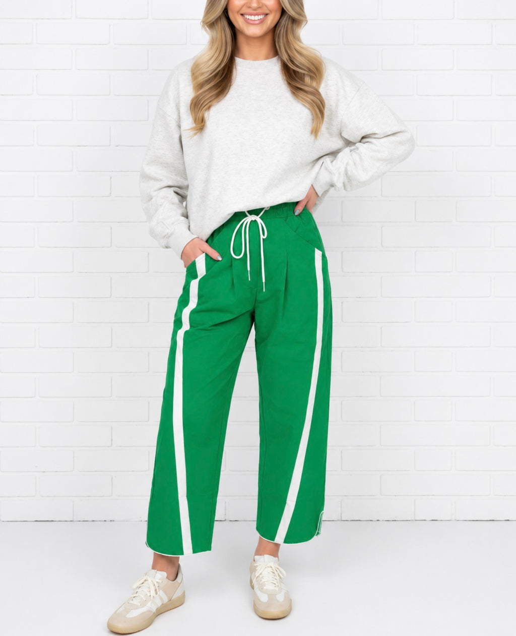 Varsity Lane Cropped Pants
