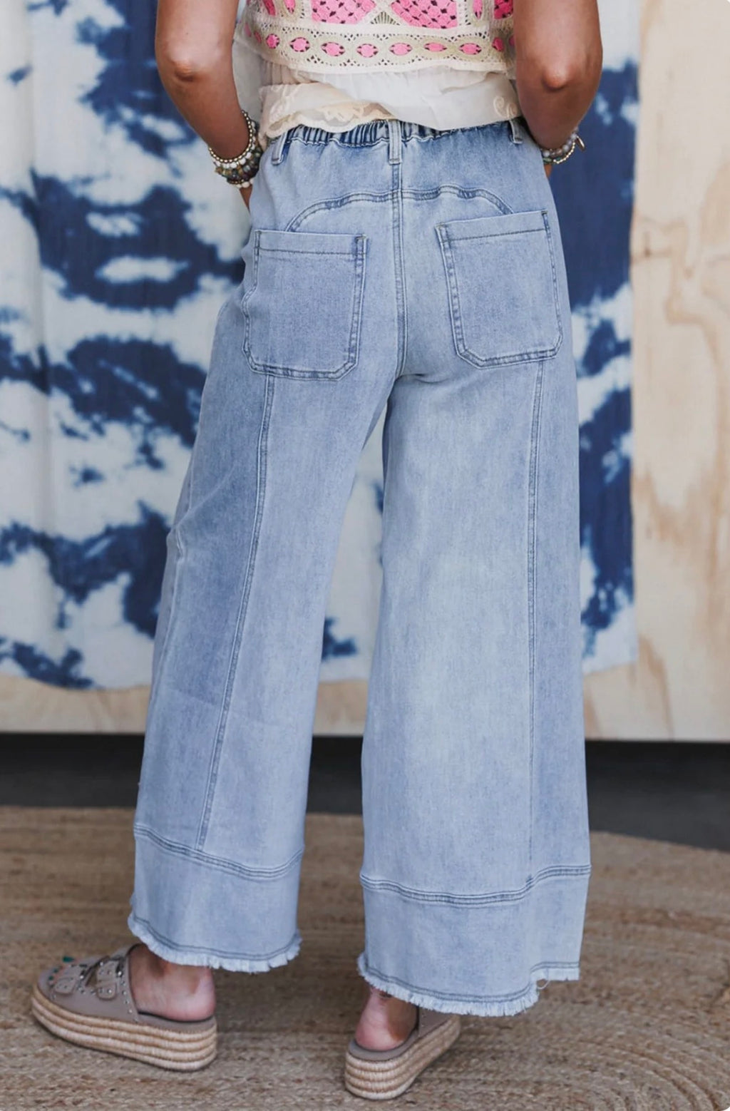 Everyday Seam Wide Leg Denim