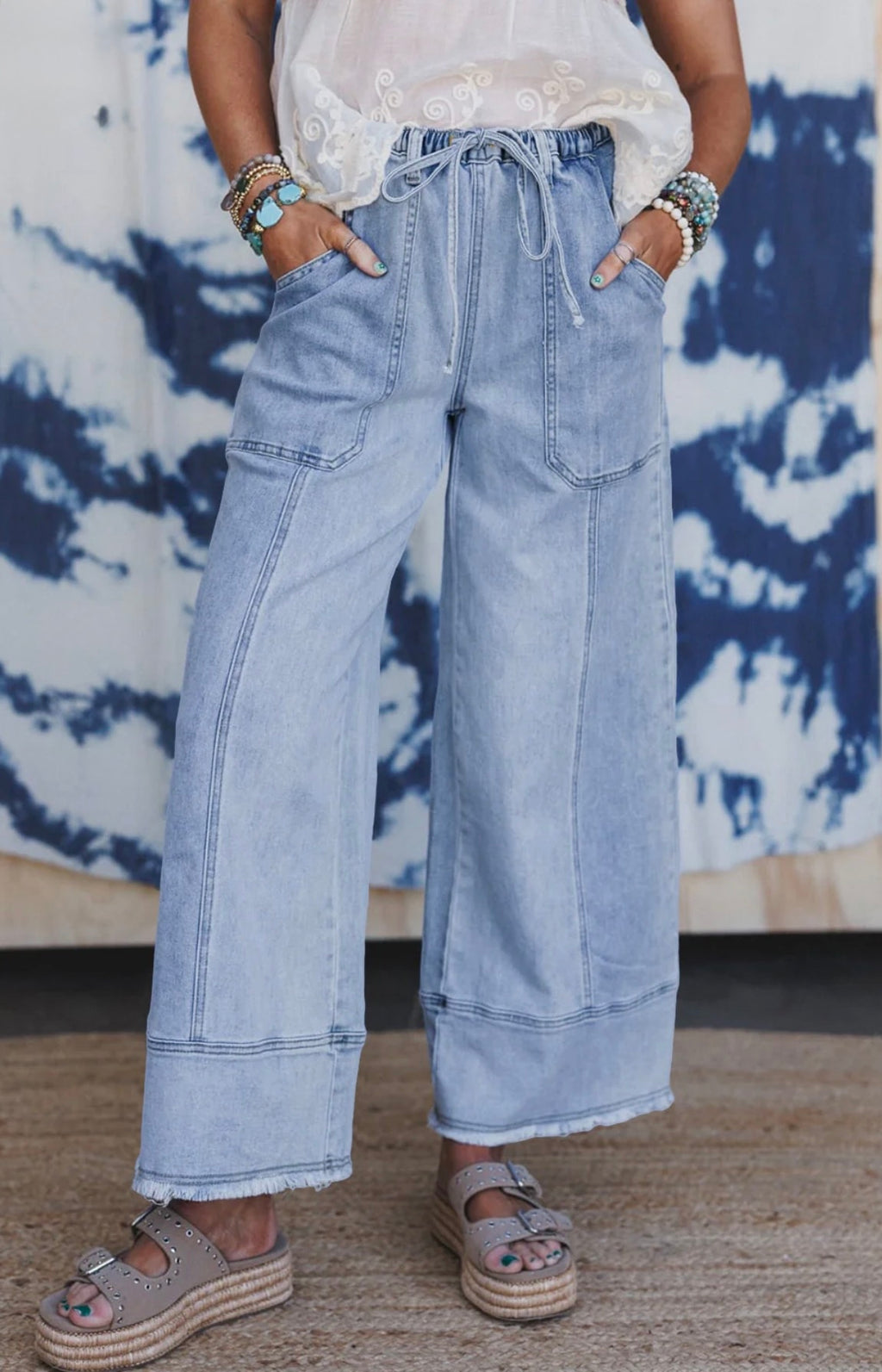 Everyday Seam Wide Leg Denim