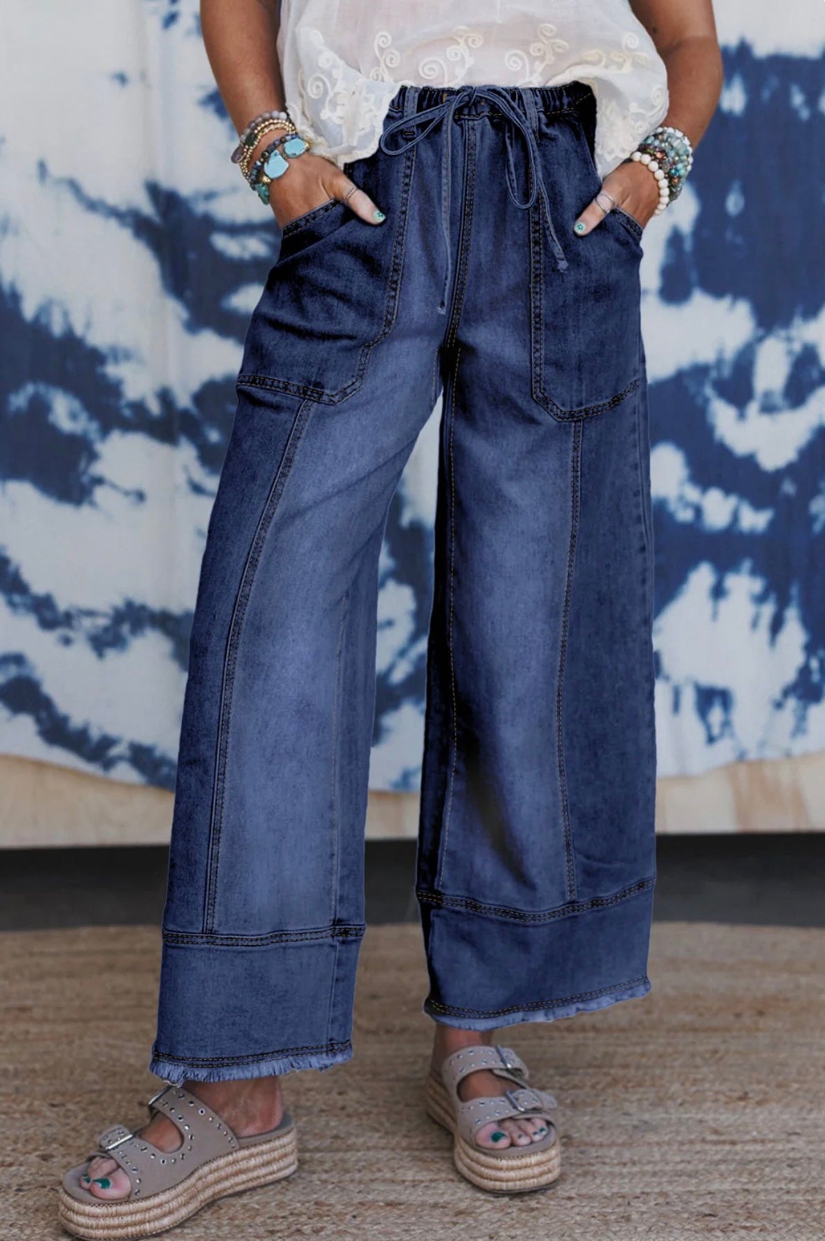 Everyday Seam Wide Leg Denim