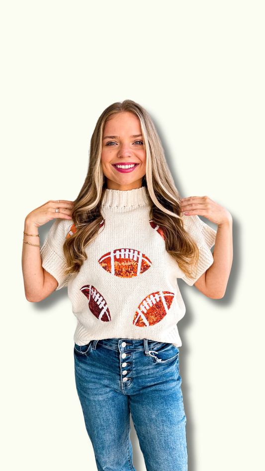 The Sequin Game Day Sweater