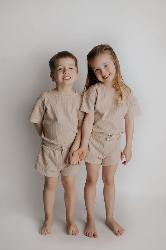 The Neutral Waffle Lounge Set