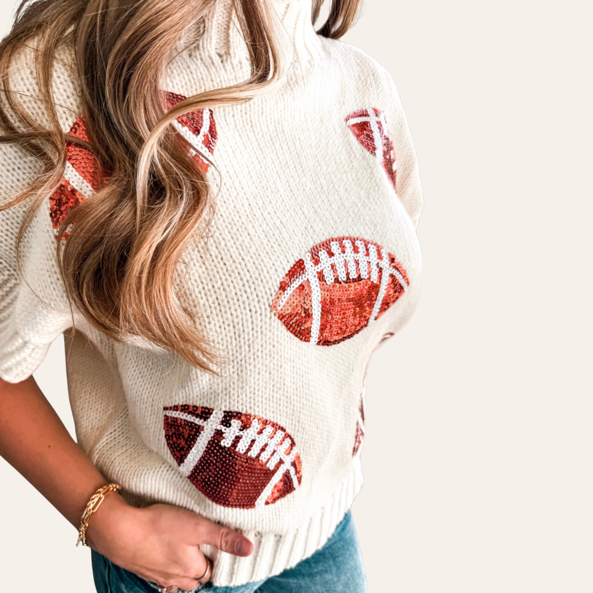 The Sequin Game Day Sweater