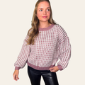 The Mauve Two-Tone Sweater
