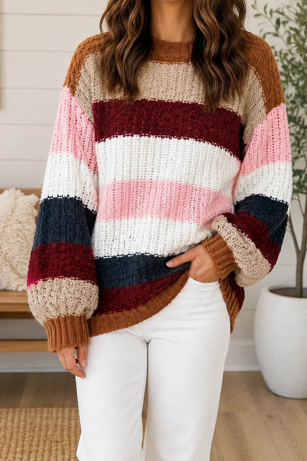 Harvest Stripe Knit Sweater