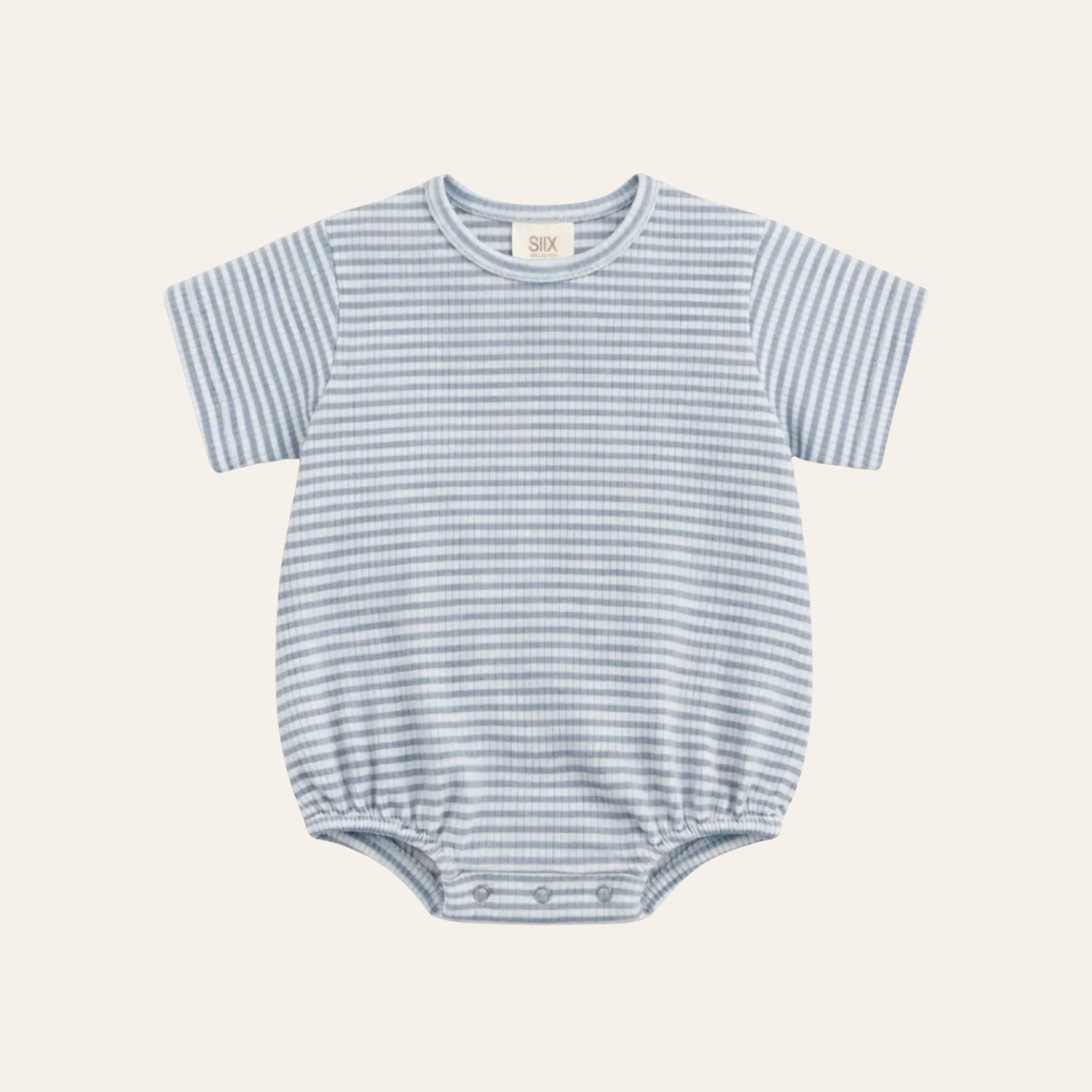 Dusty Blue Ribbed Bubble