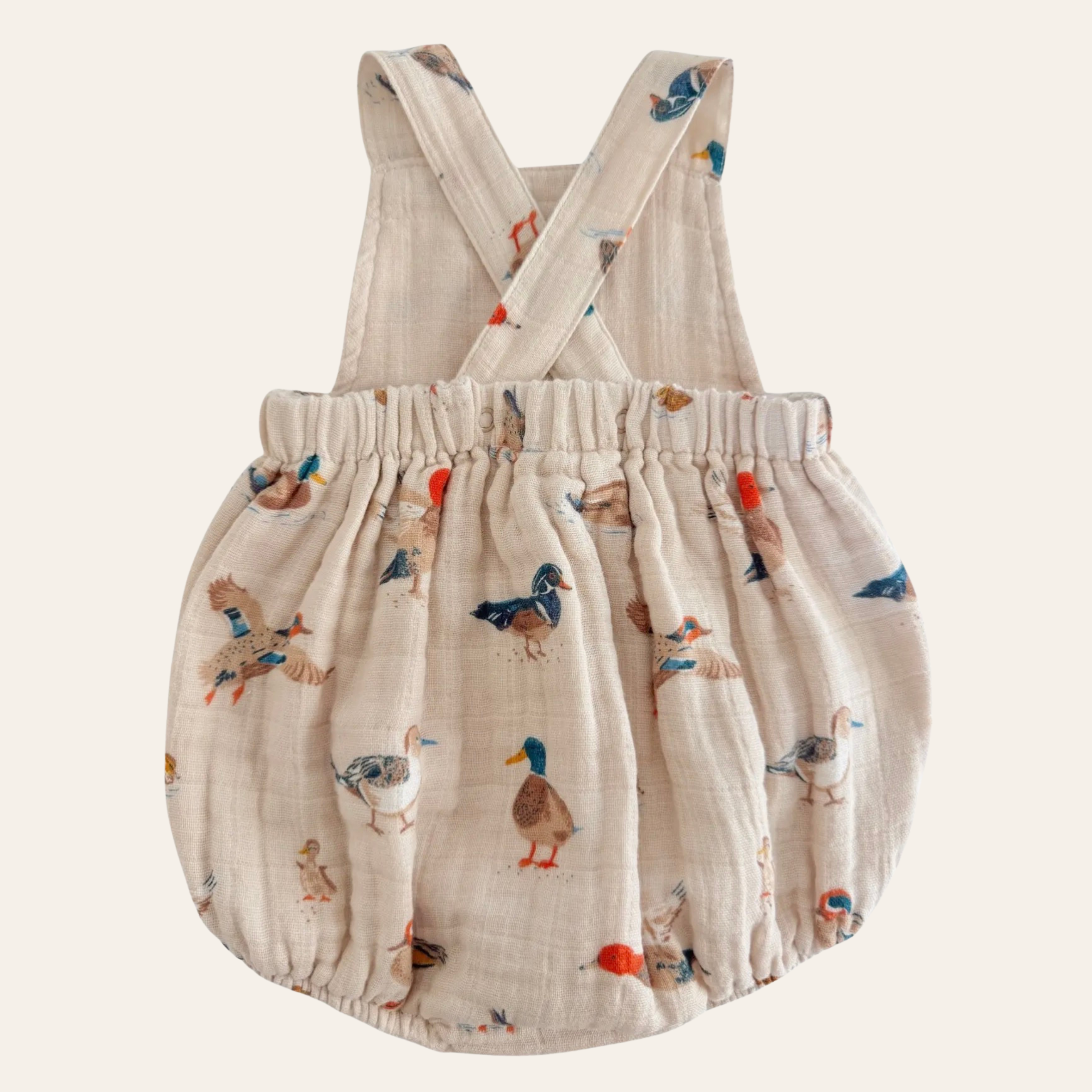 Duck Print Muslin Sunsuit