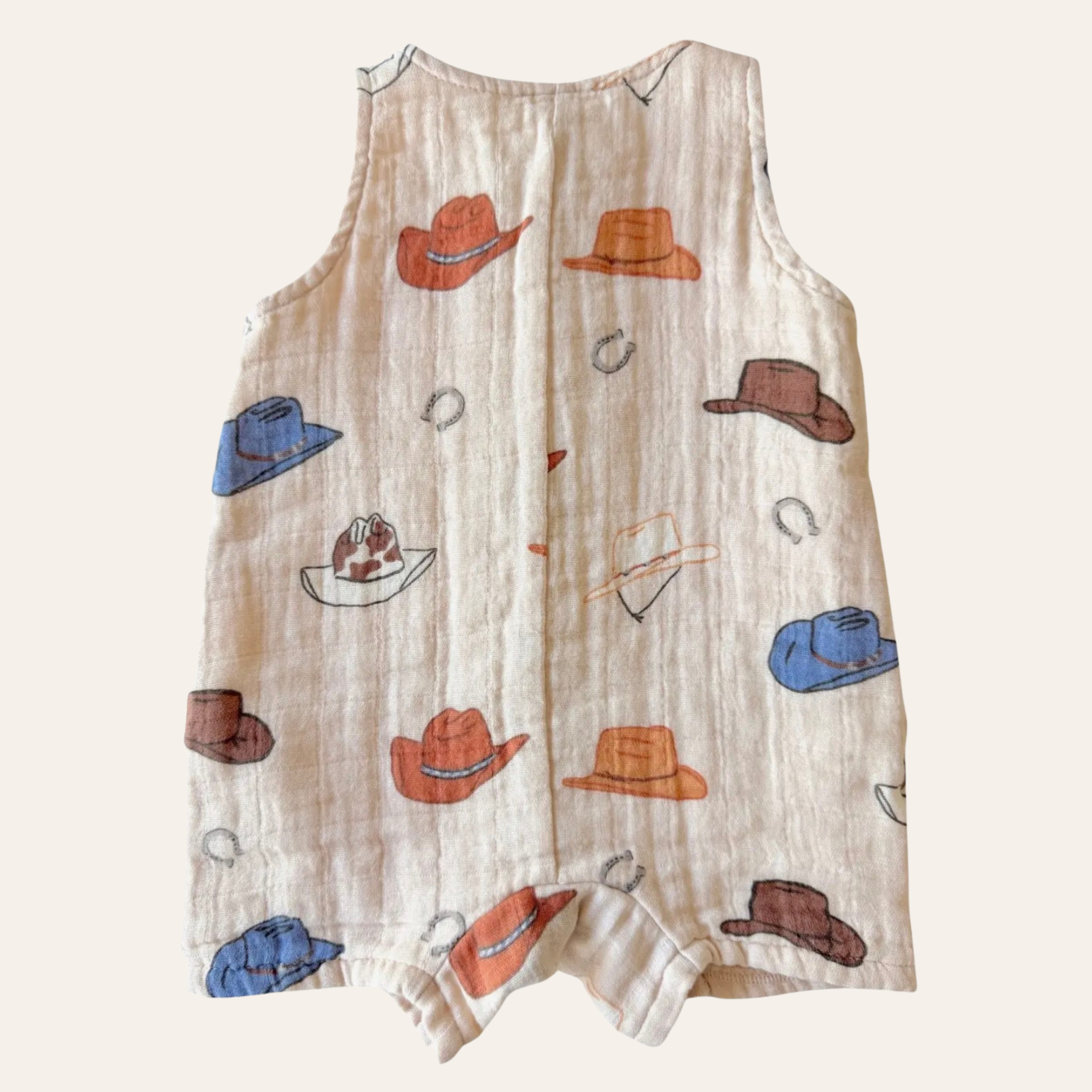 Western Muslin Shortie Romper