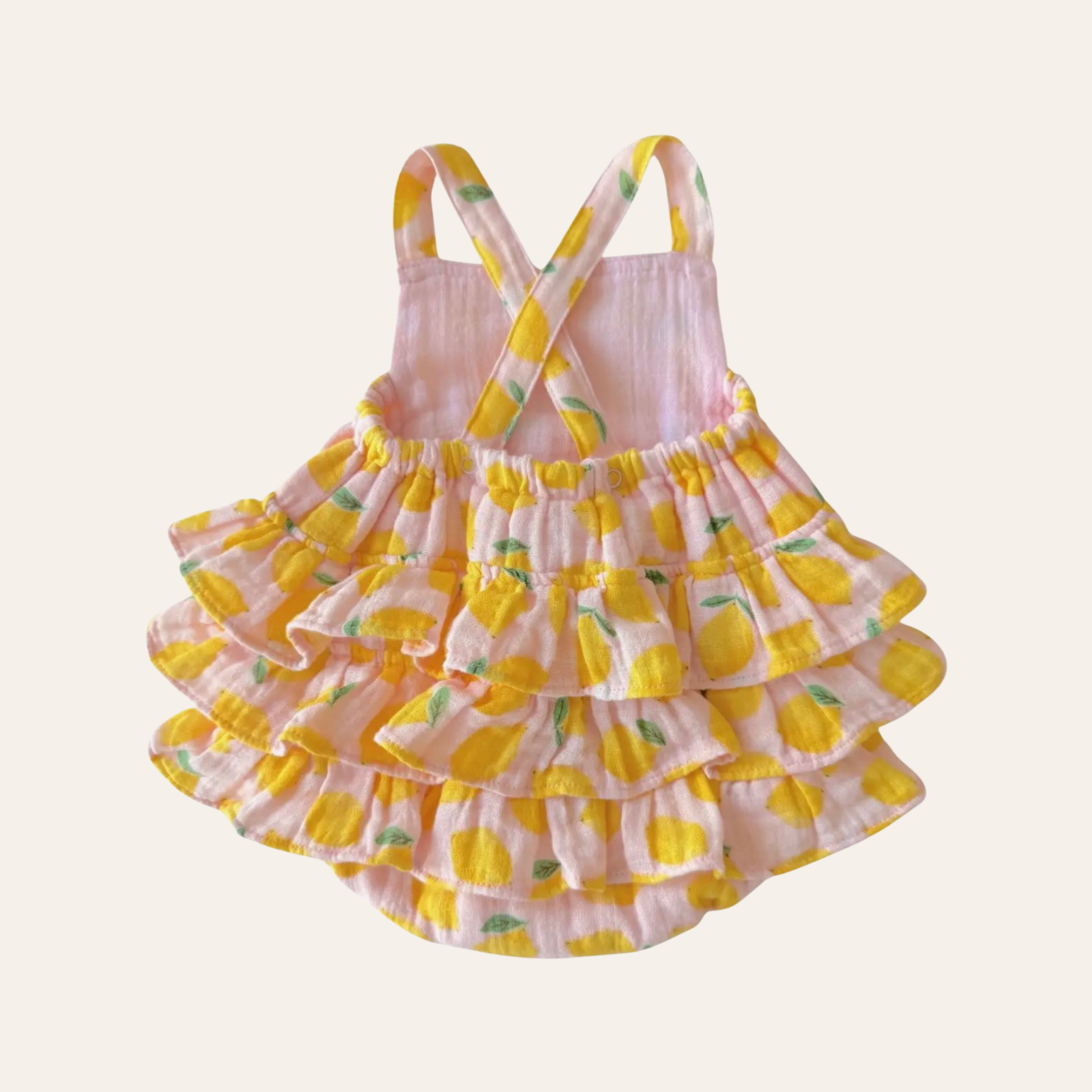 Lemon Ruffle Sunsuit