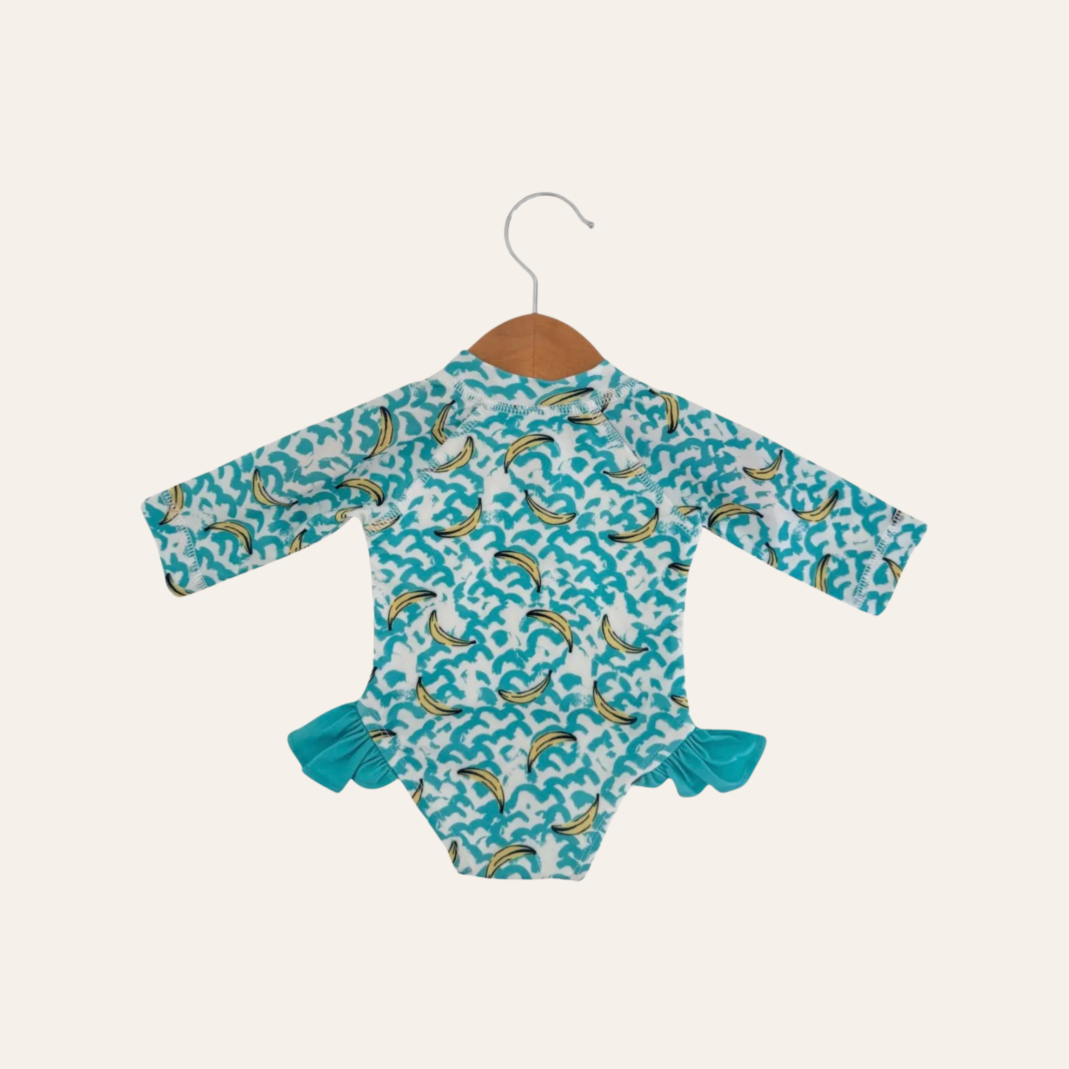 Banana Breeze Rashguard Swimsuit