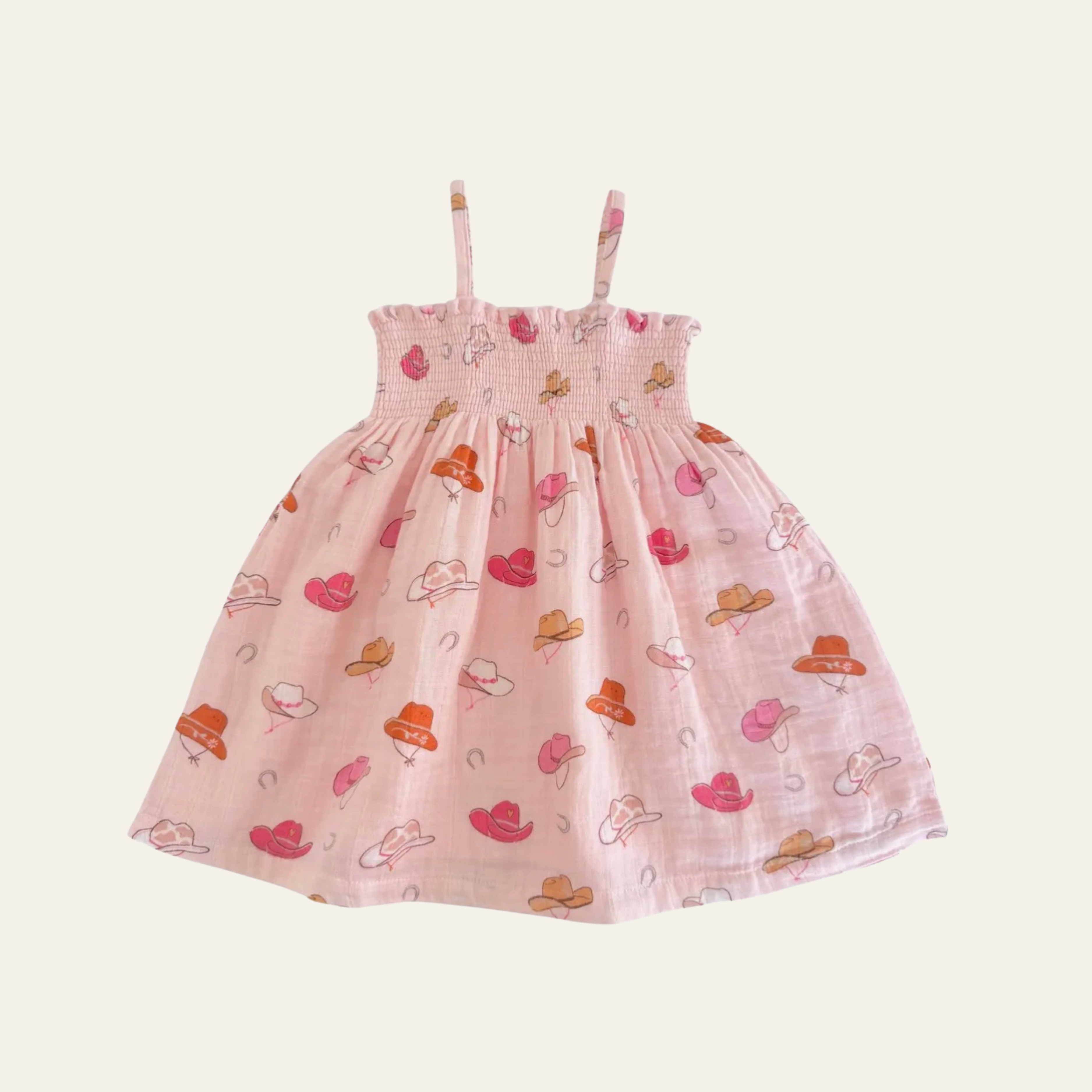 Pink Rodeo Babe Smocked Dress