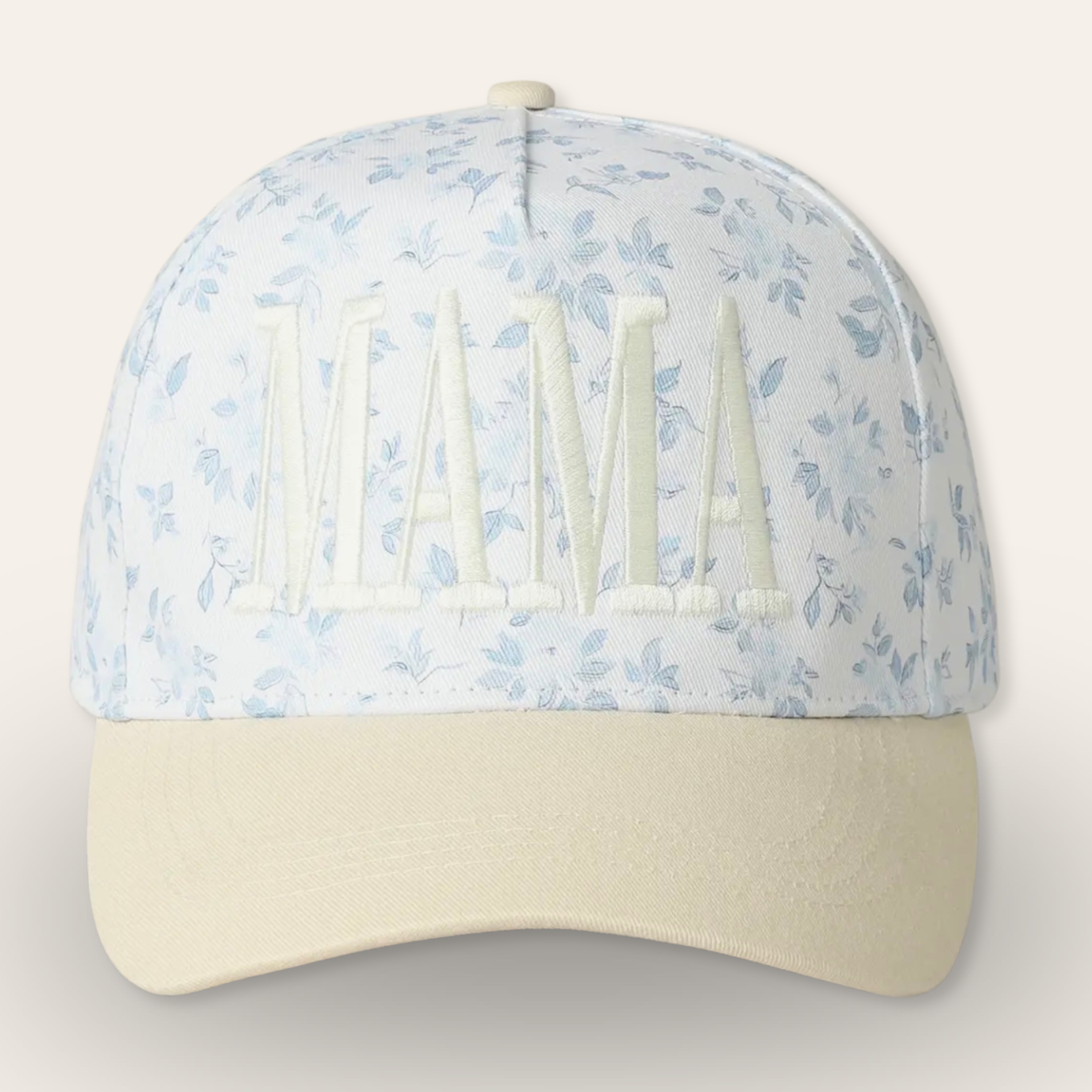 Mama Floral Embroidered Trucker Hat